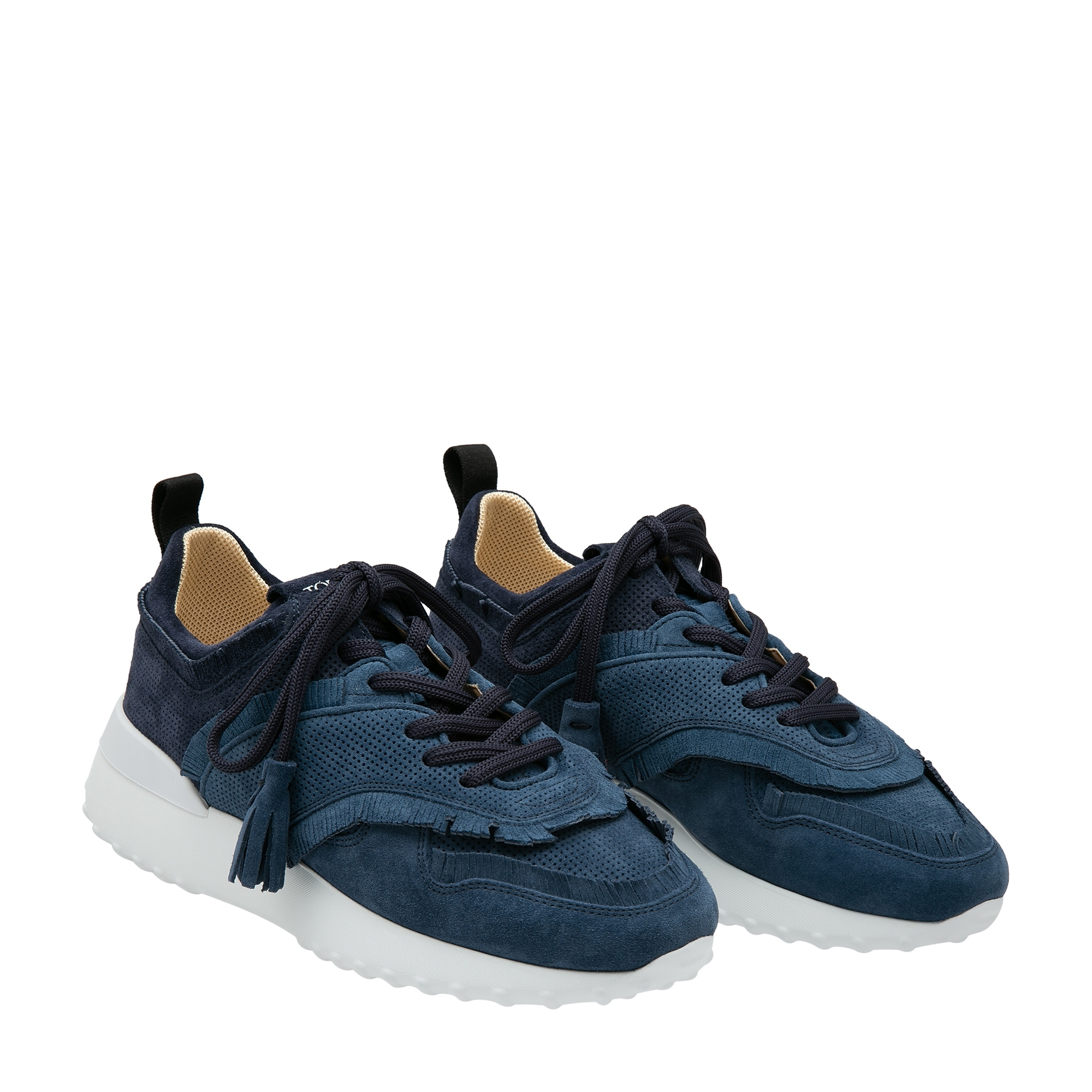 

Low-top suede sneakers, Blue