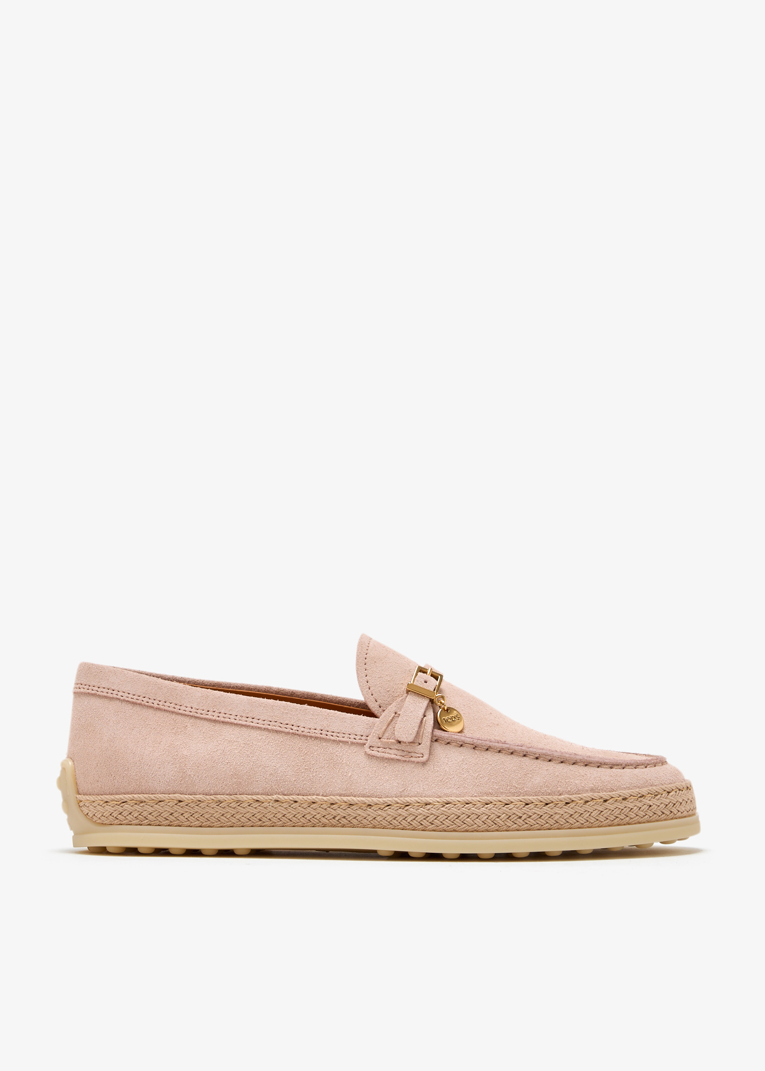 

Suede loafers, Pink