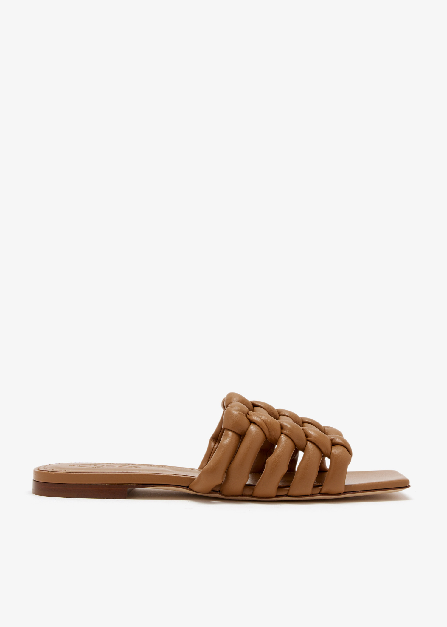 

Braided sandals, Brown