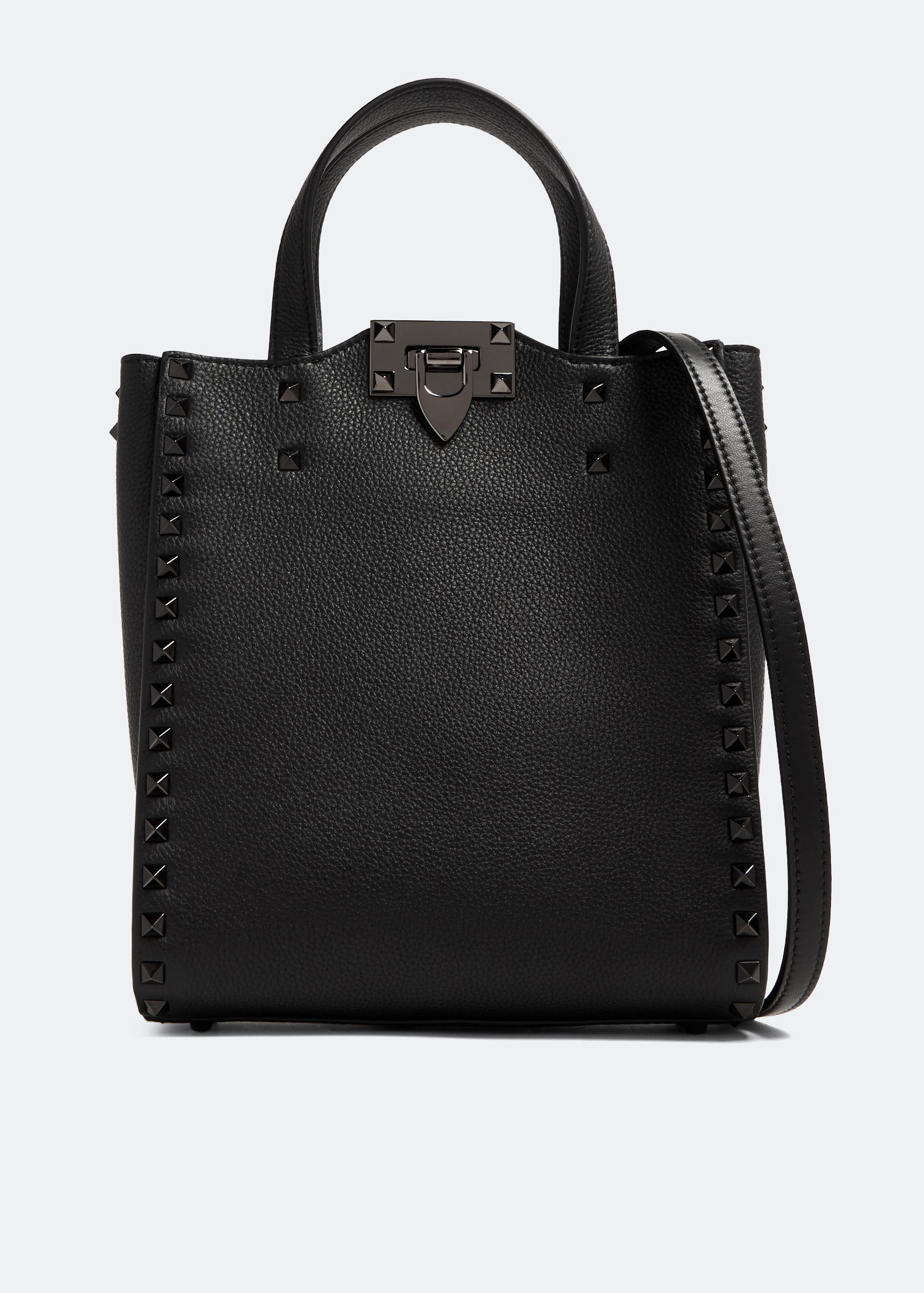 

Rockstud crossbody tote bag, Black