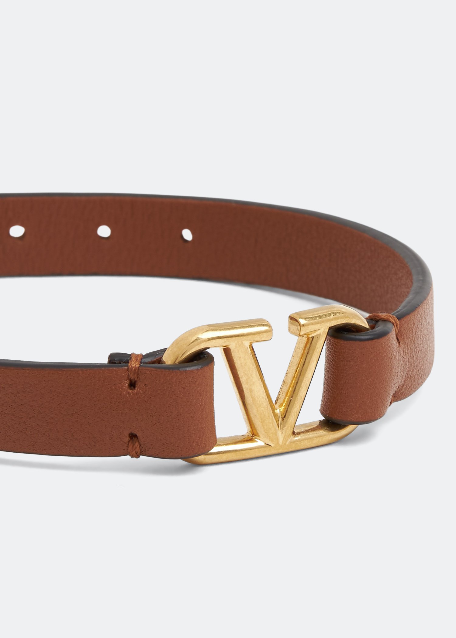 

VLogo Signature bracelet, Brown