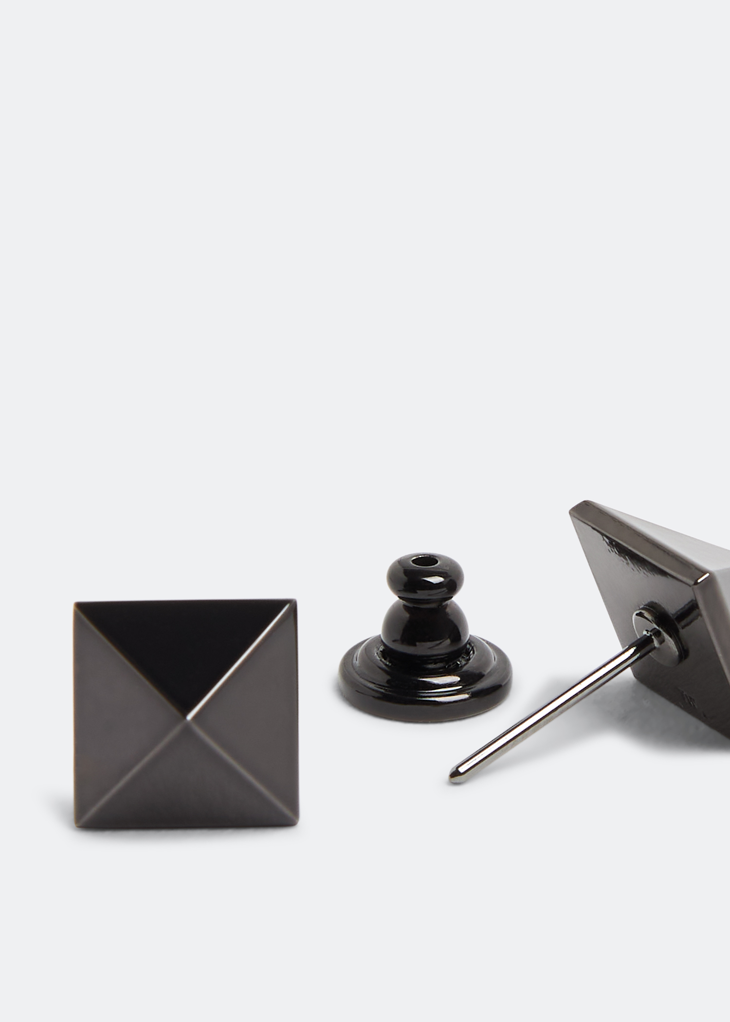 

Rockstud earrings, Black