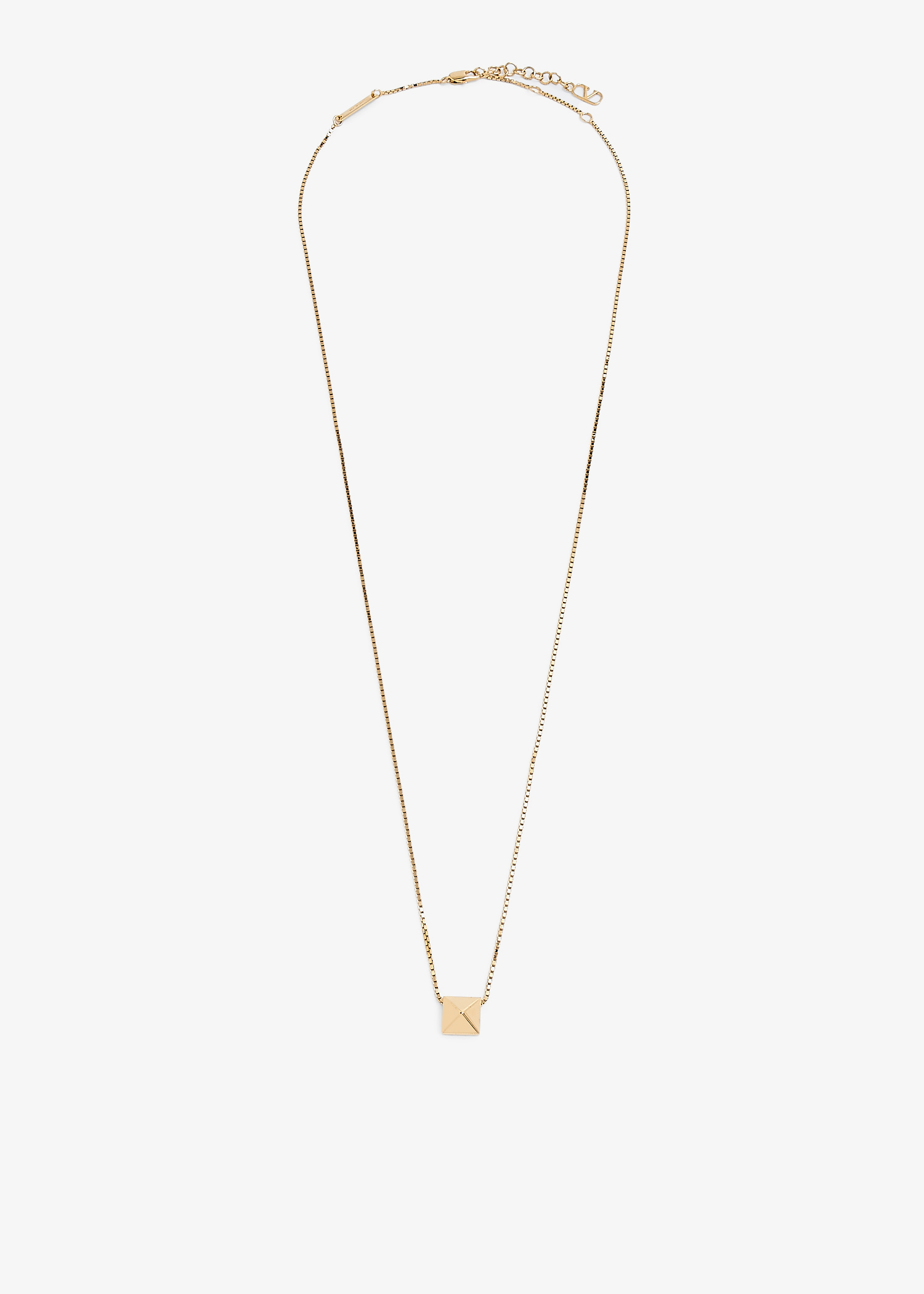 

Rockstud metal necklace, Gold