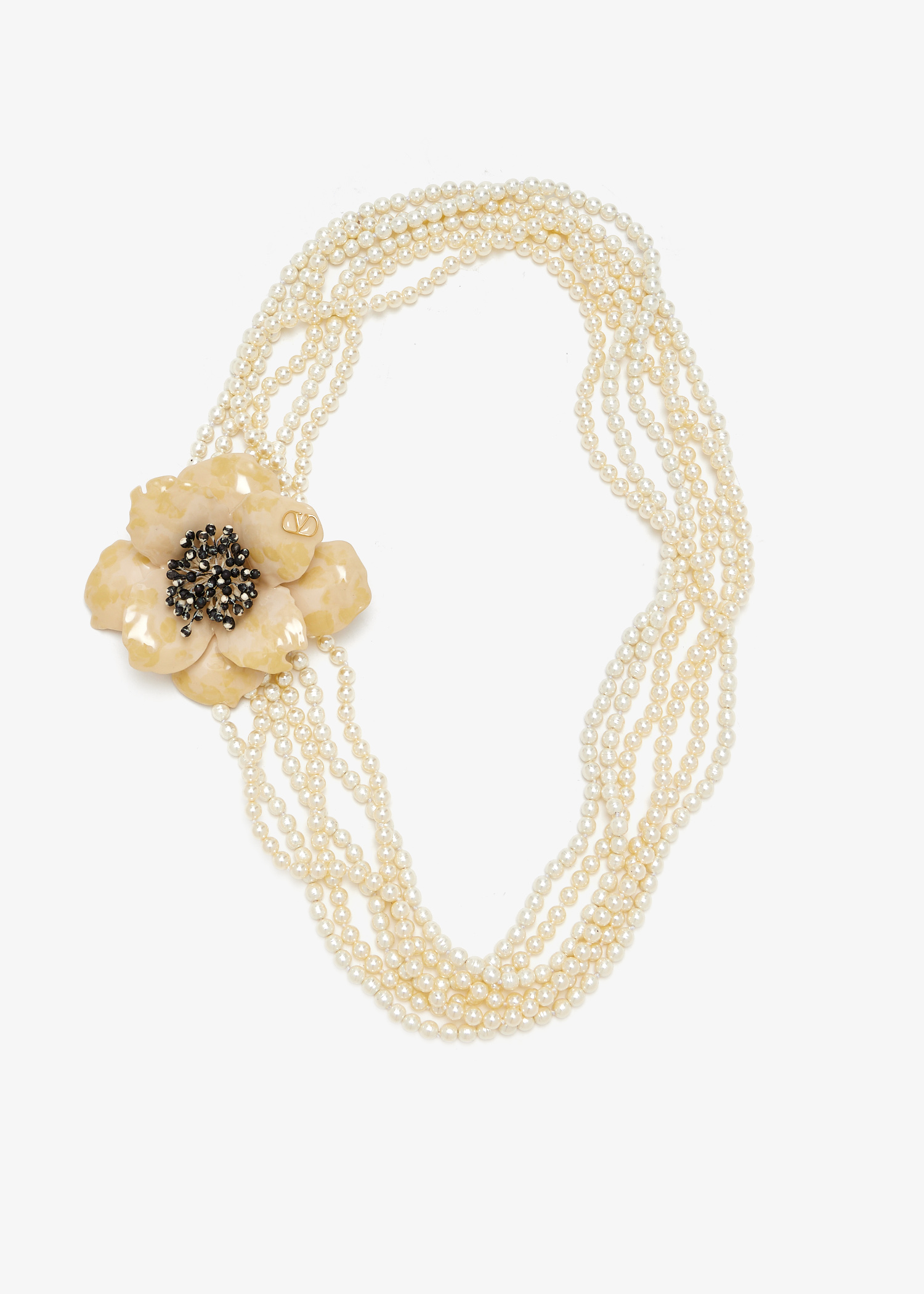 

Fleur Lumineuse necklace, Cream