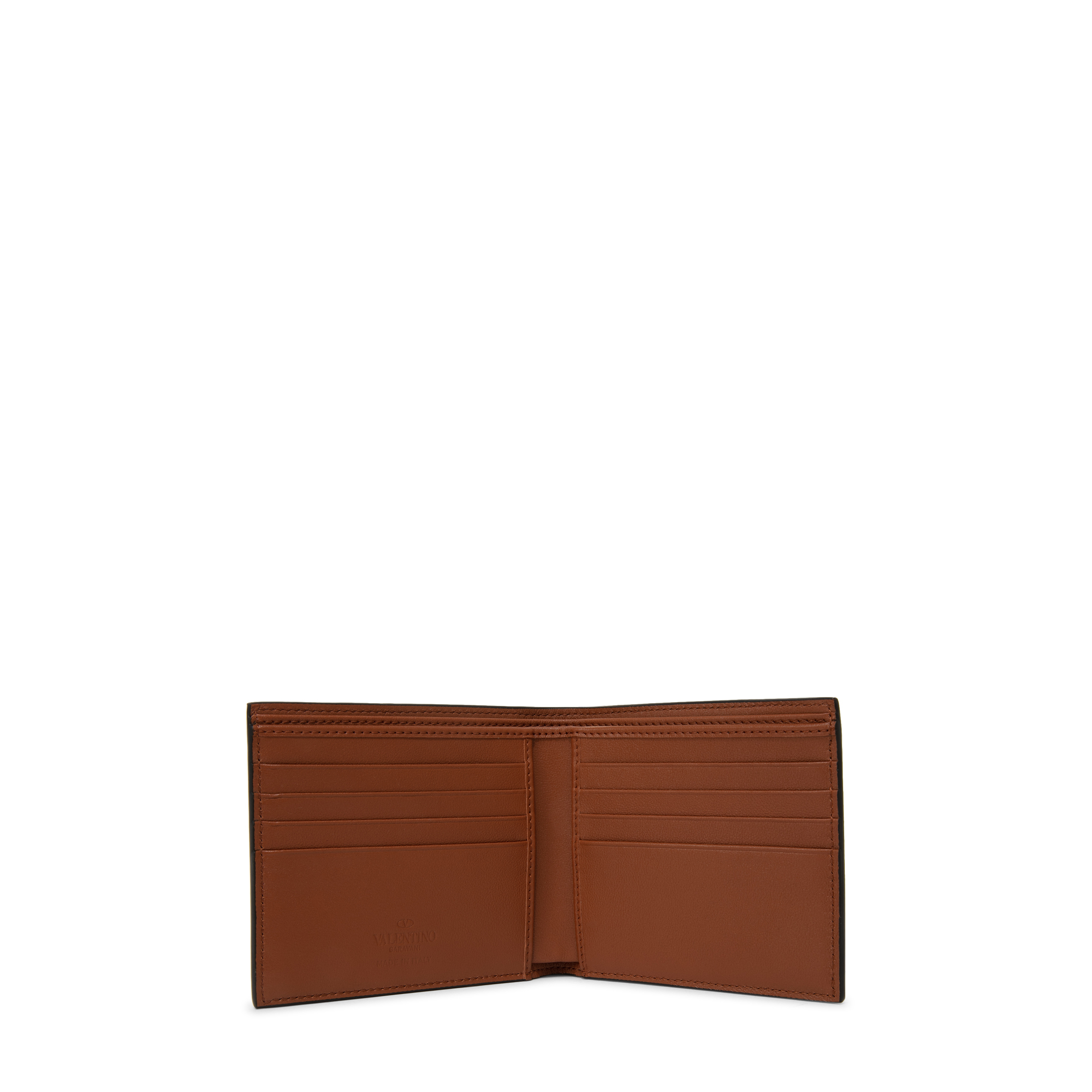 

Rockstud wallet, Brown