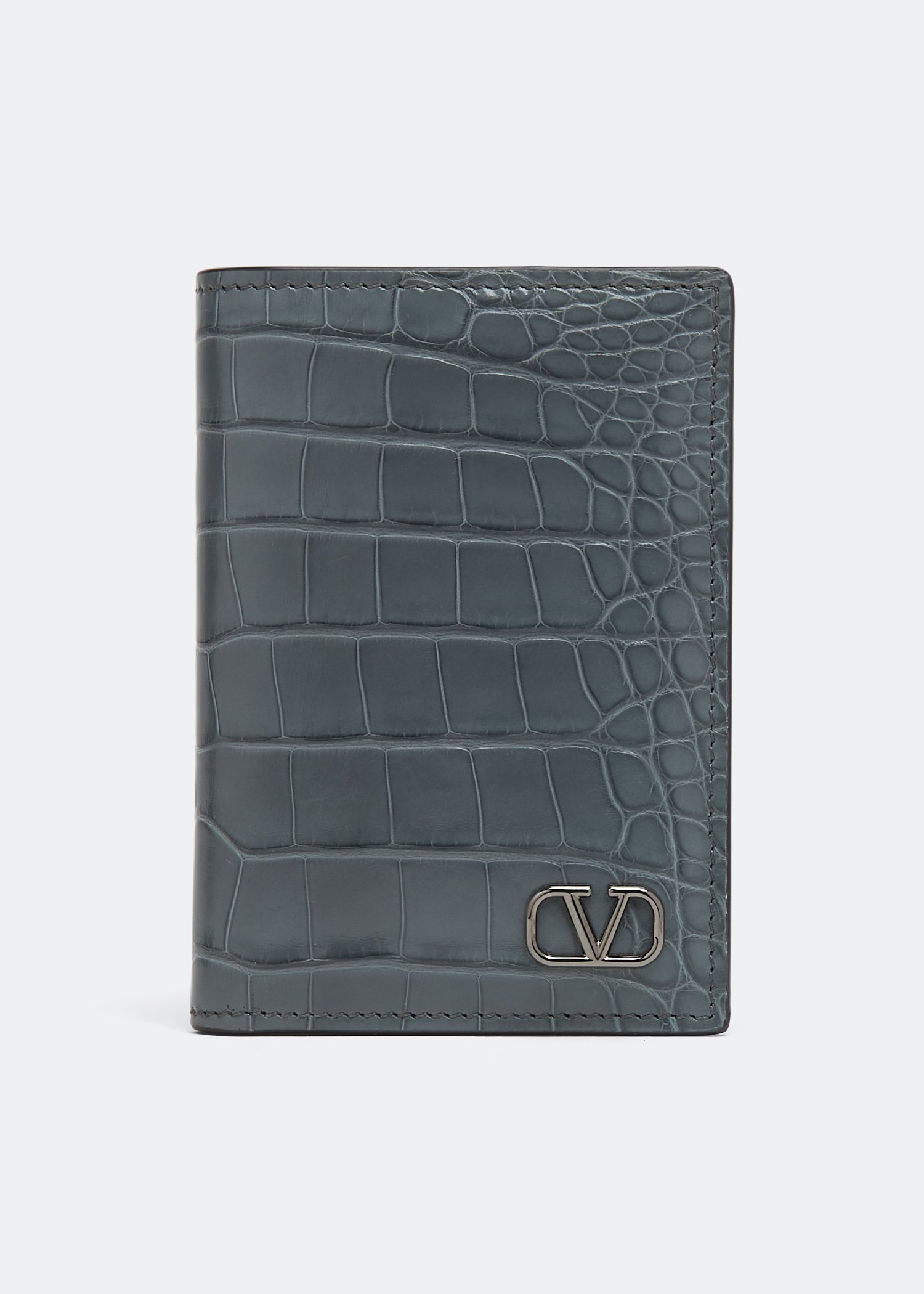 

Mini VLogo Signature card case, Grey