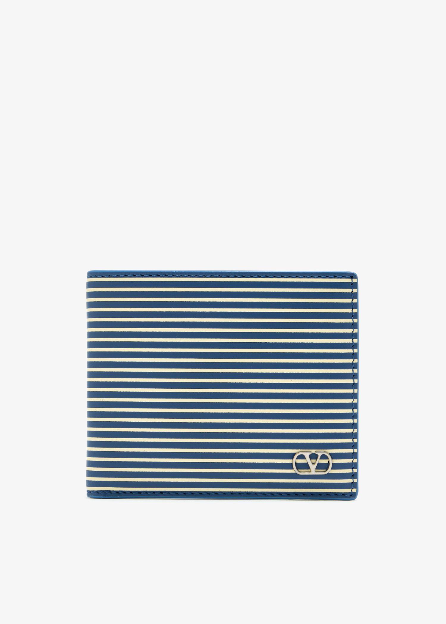 

VLogo Signature bi-fold wallet, Blue