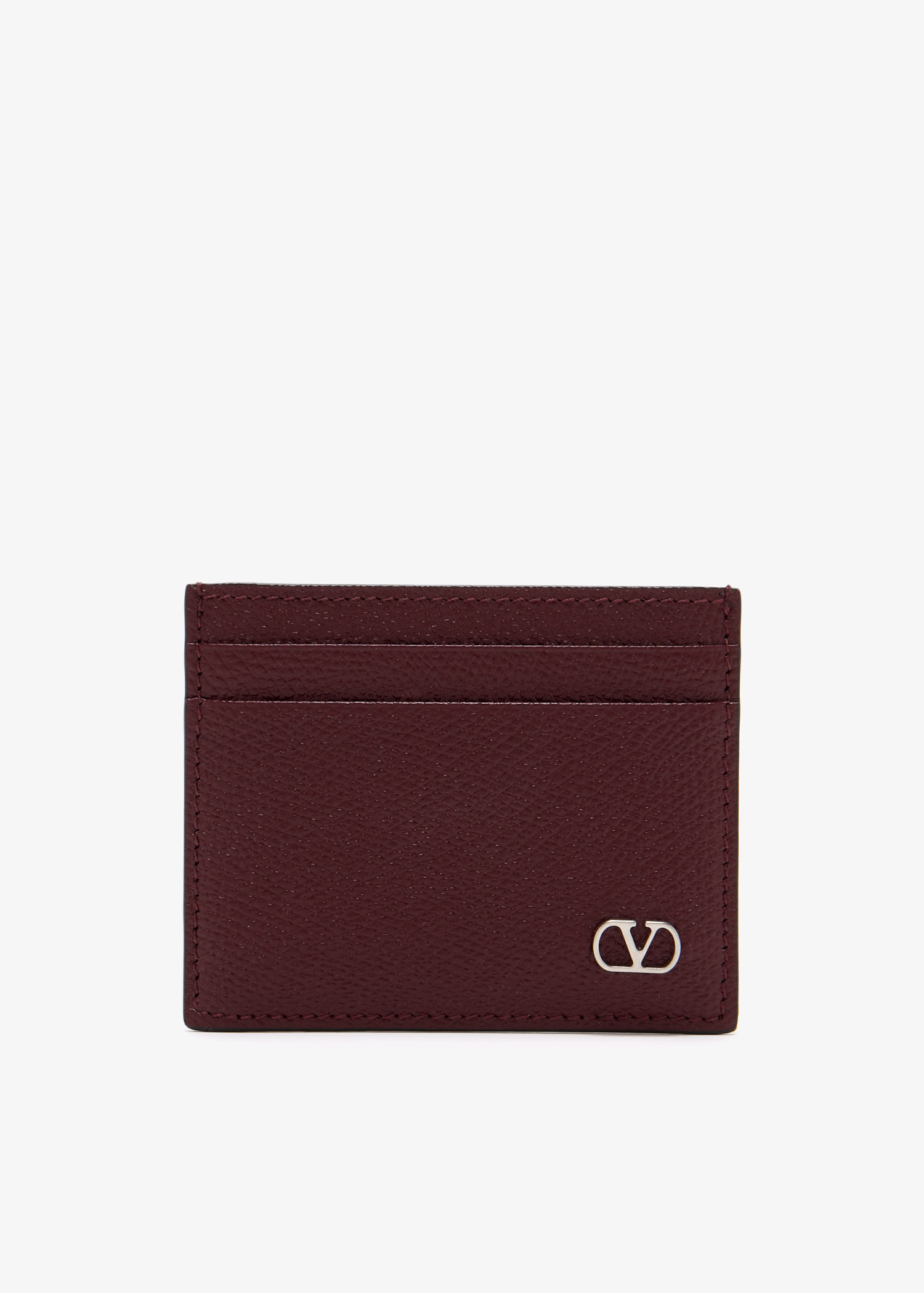 

VLogo Signature card case, Burgundy