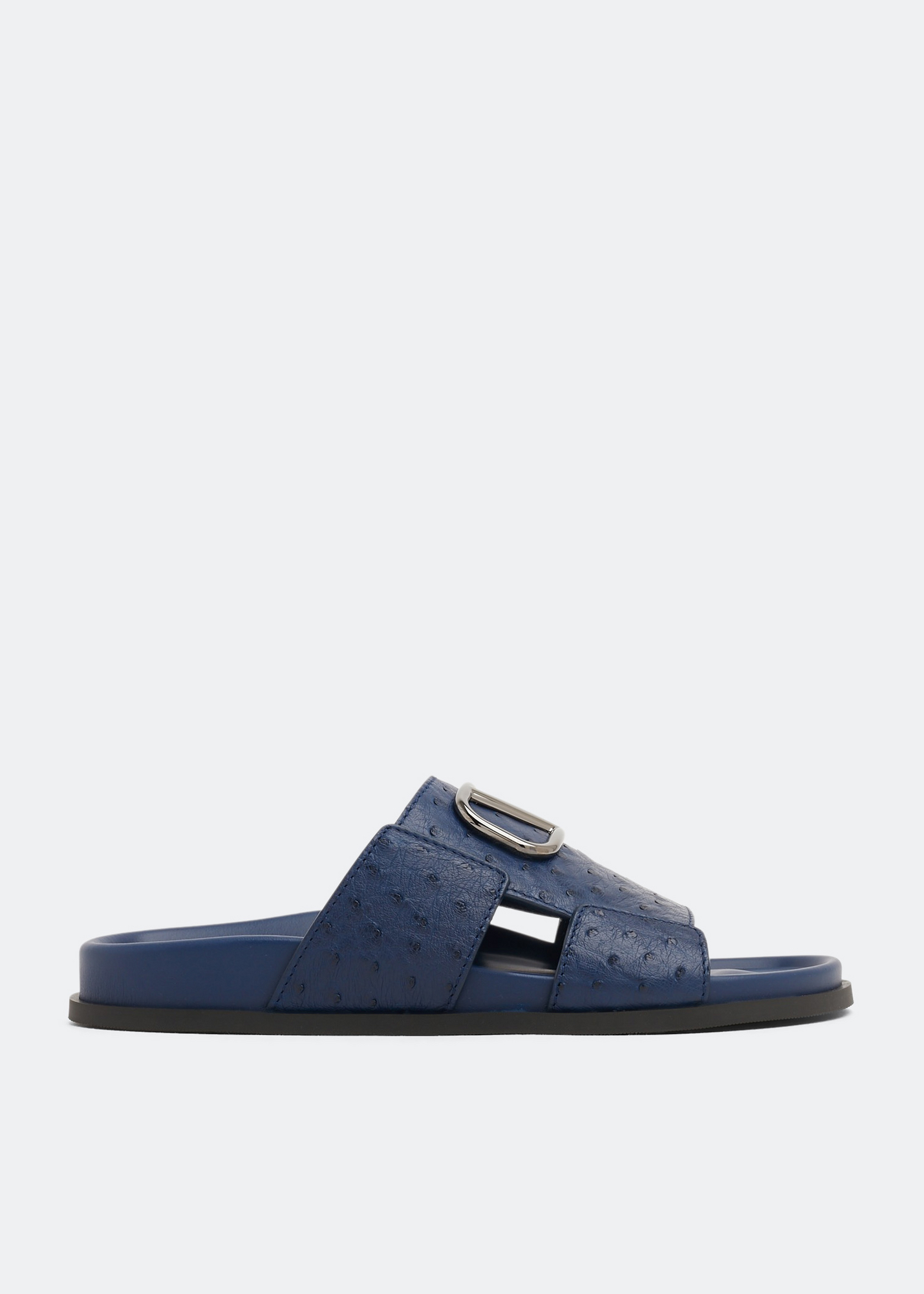 

VLogo Signature leather sandals, Blue