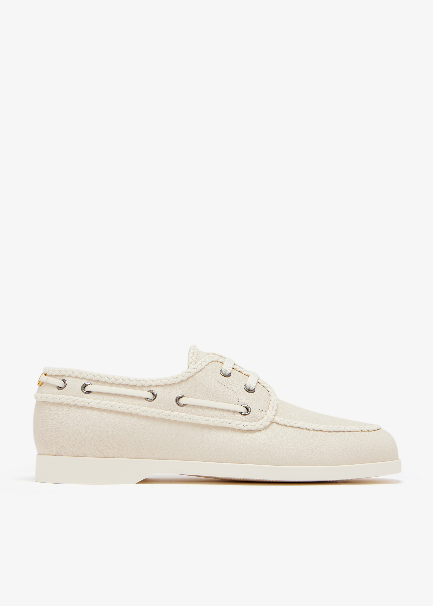 

Palm Avenue boat shoes, Cream
