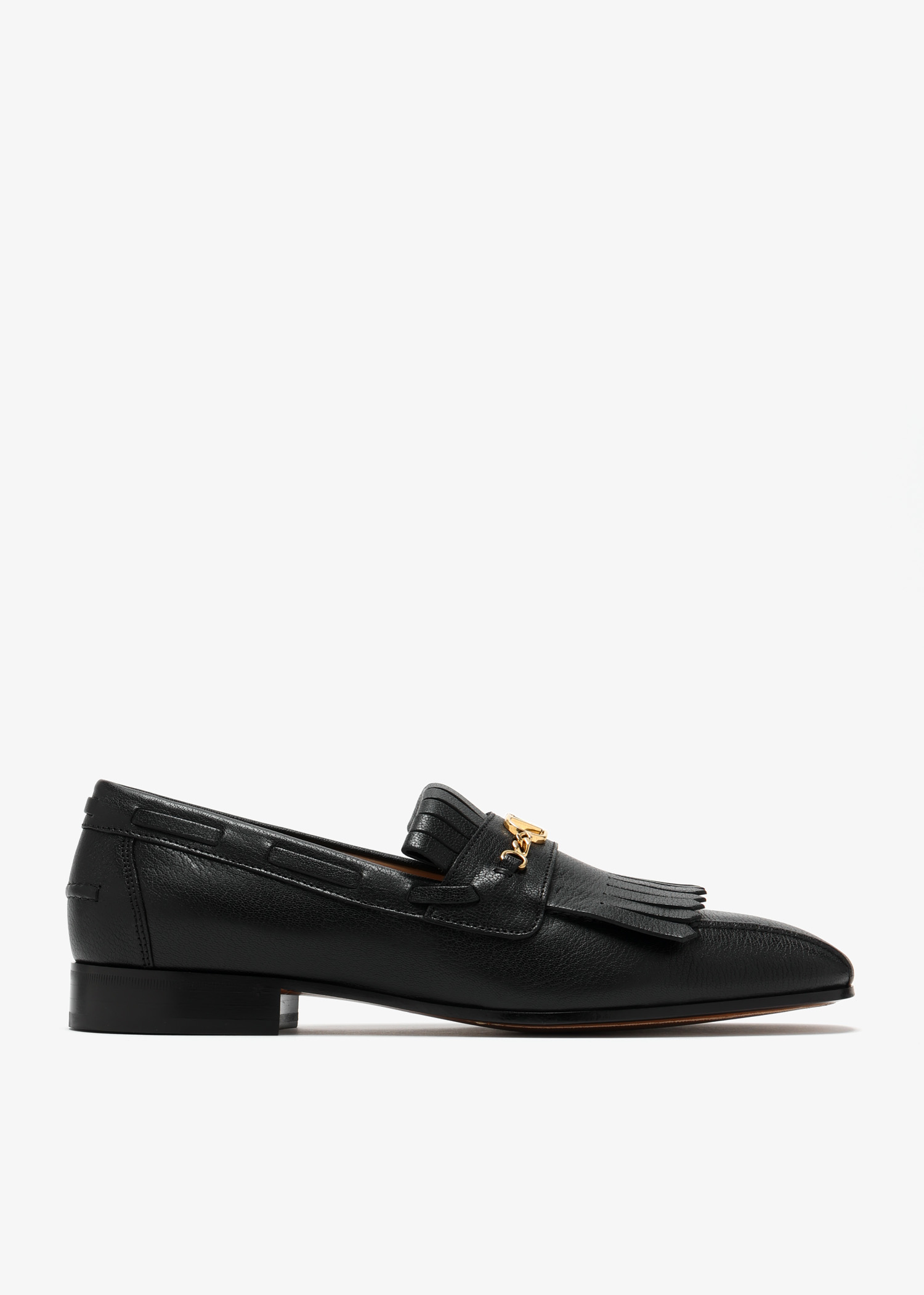 

VLogo Signature tassel loafers, Black