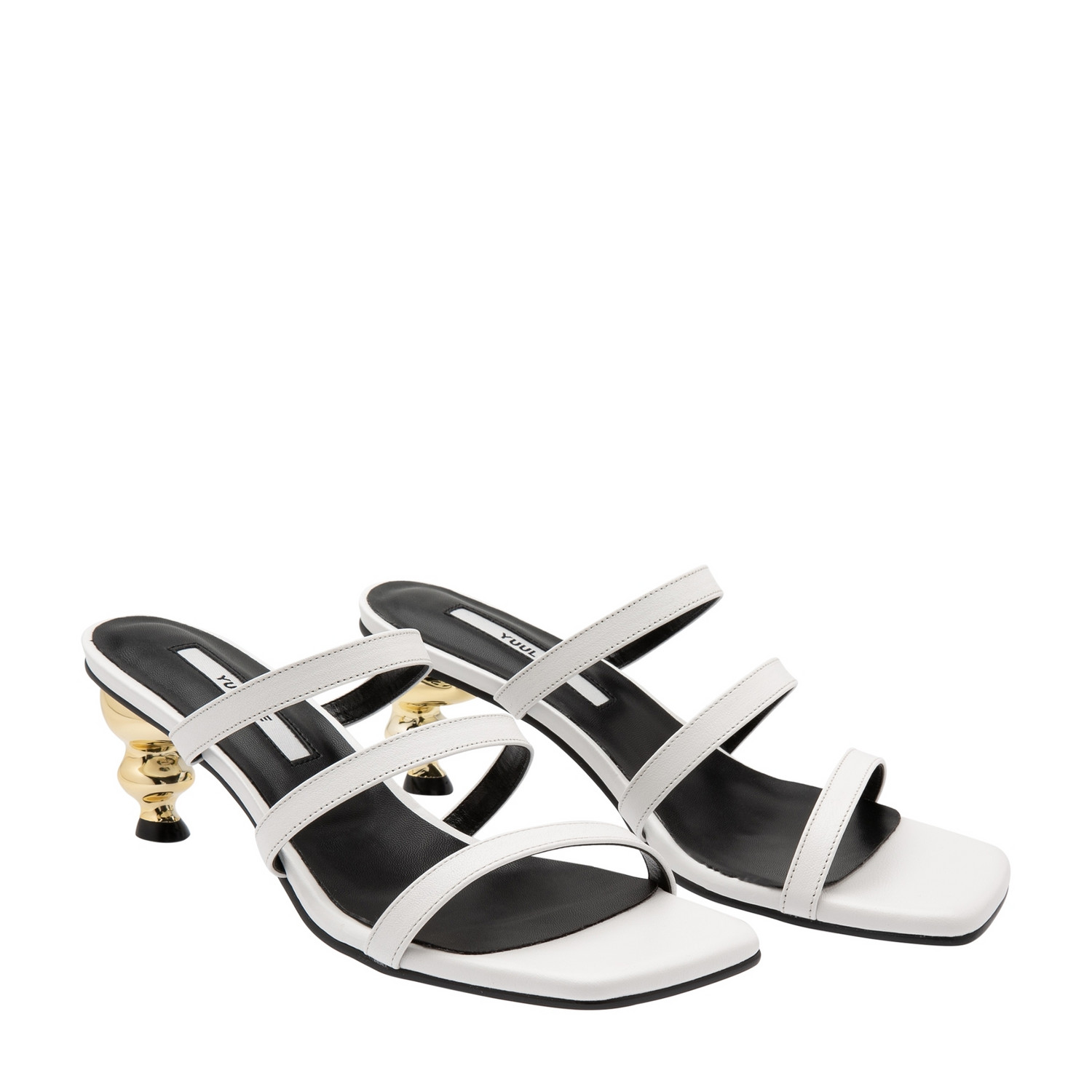 

Gem sandals, White