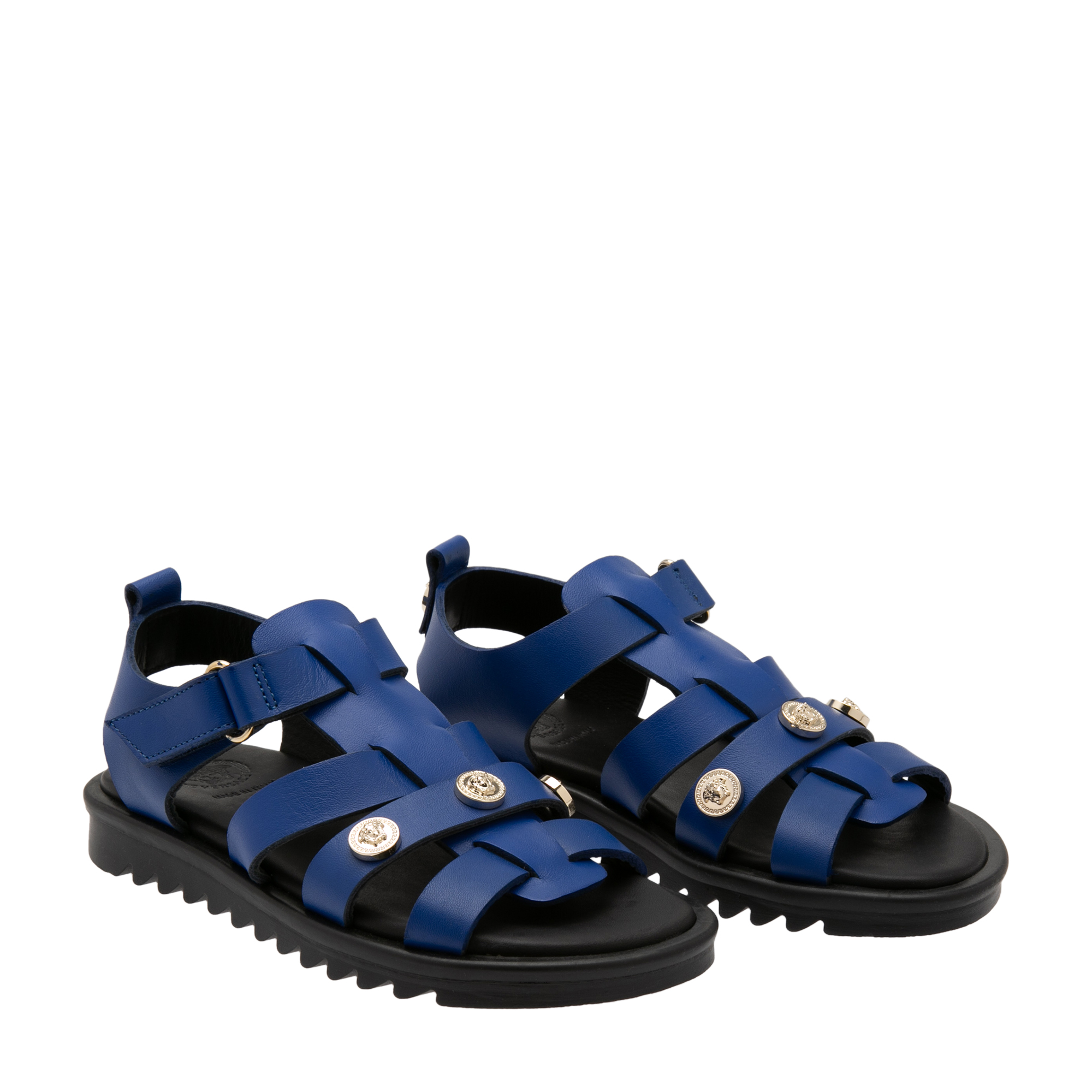 

Leather sandals, Blue