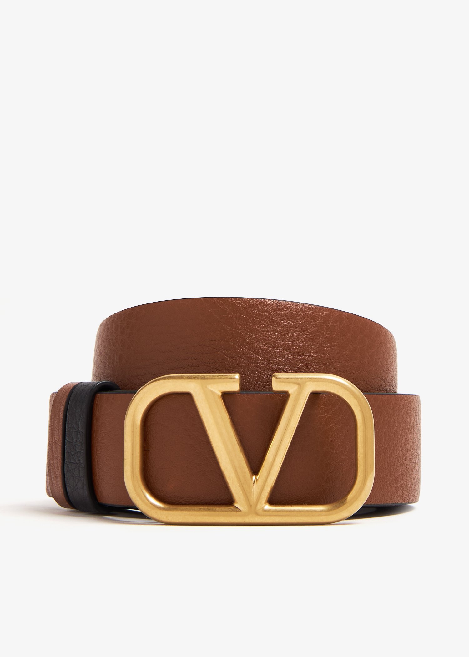 

VLogo Signature reversible belt, Brown